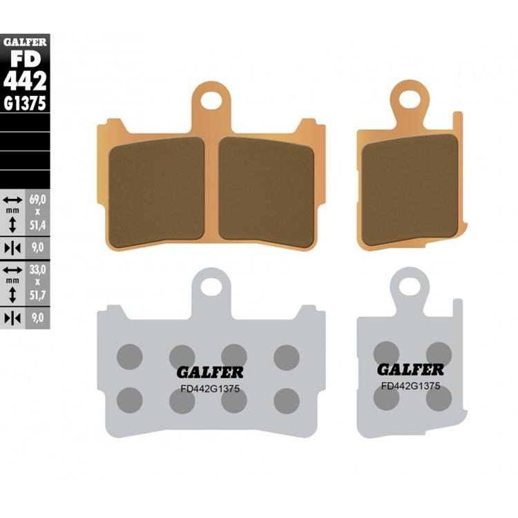 PASTILLA GALFER SINTERIZADA SPORT FD442G1375